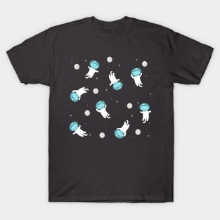 Cute cats floating in space T-Shirt